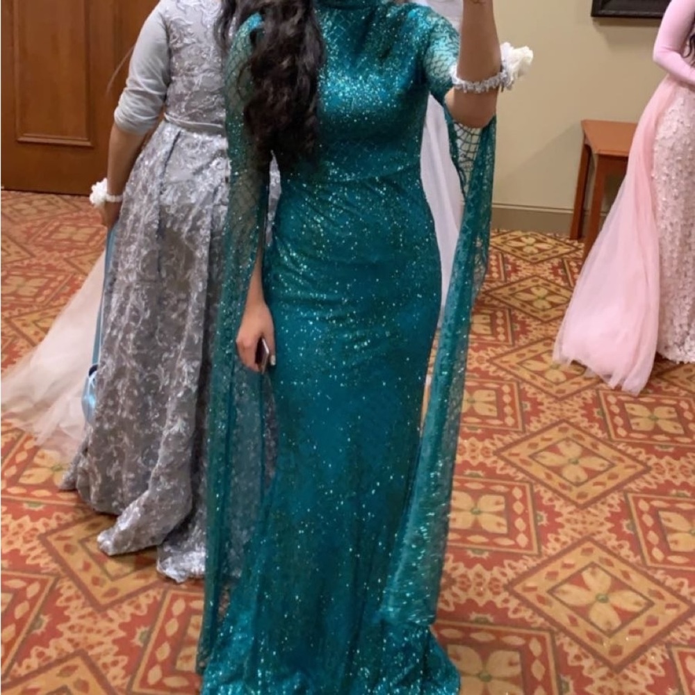 Teal dress